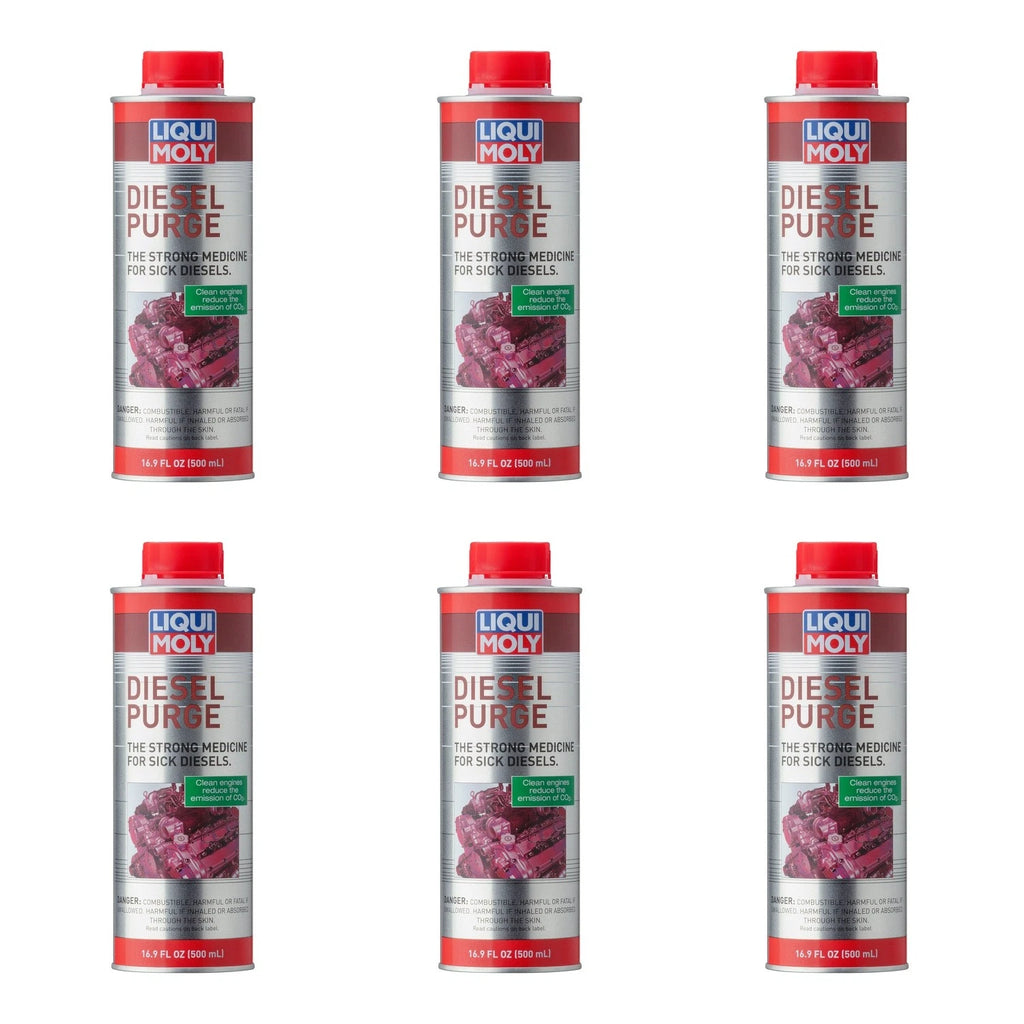 Set of 6 Liqui Moly Diesel Purge Fuel Additive (3L)