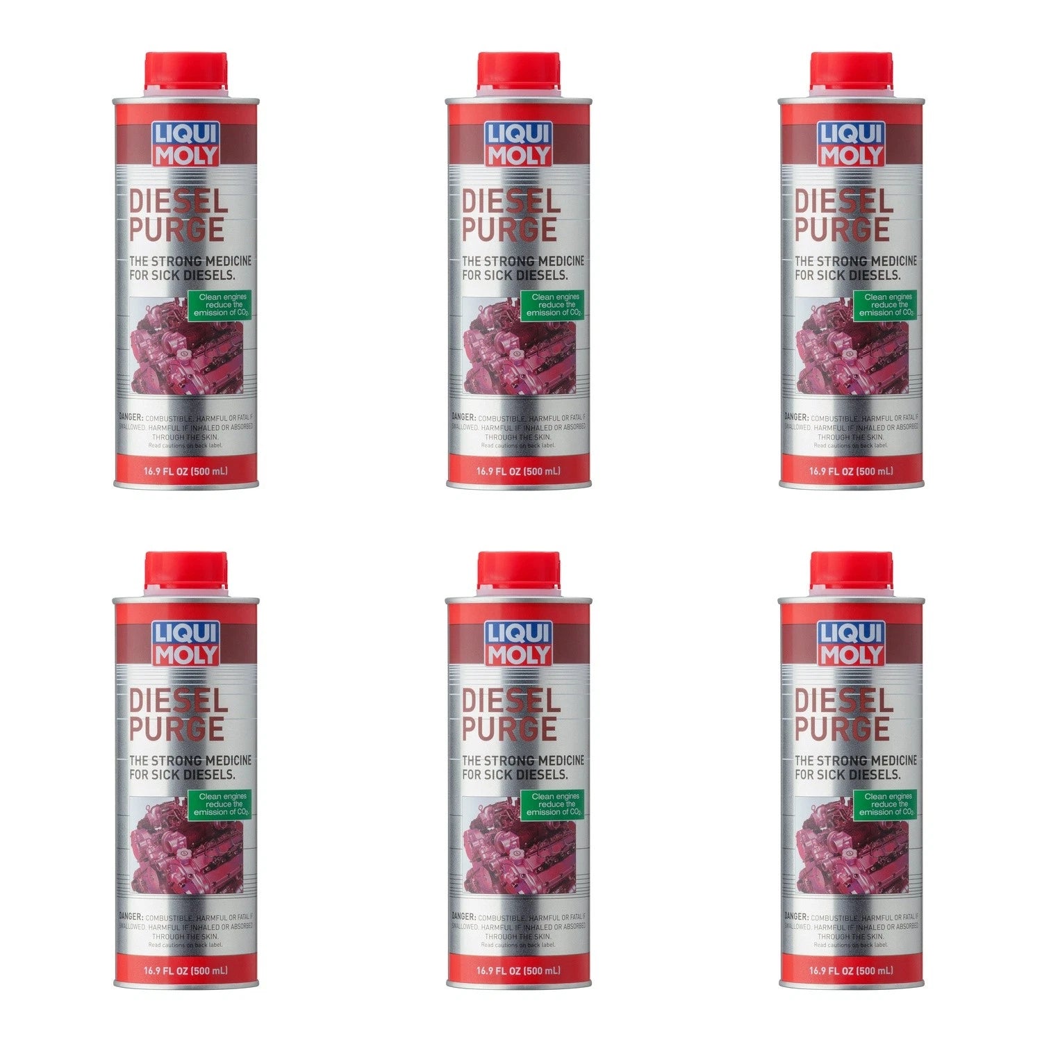 Set of 6 Liqui Moly Diesel Purge Fuel Additive (3L)