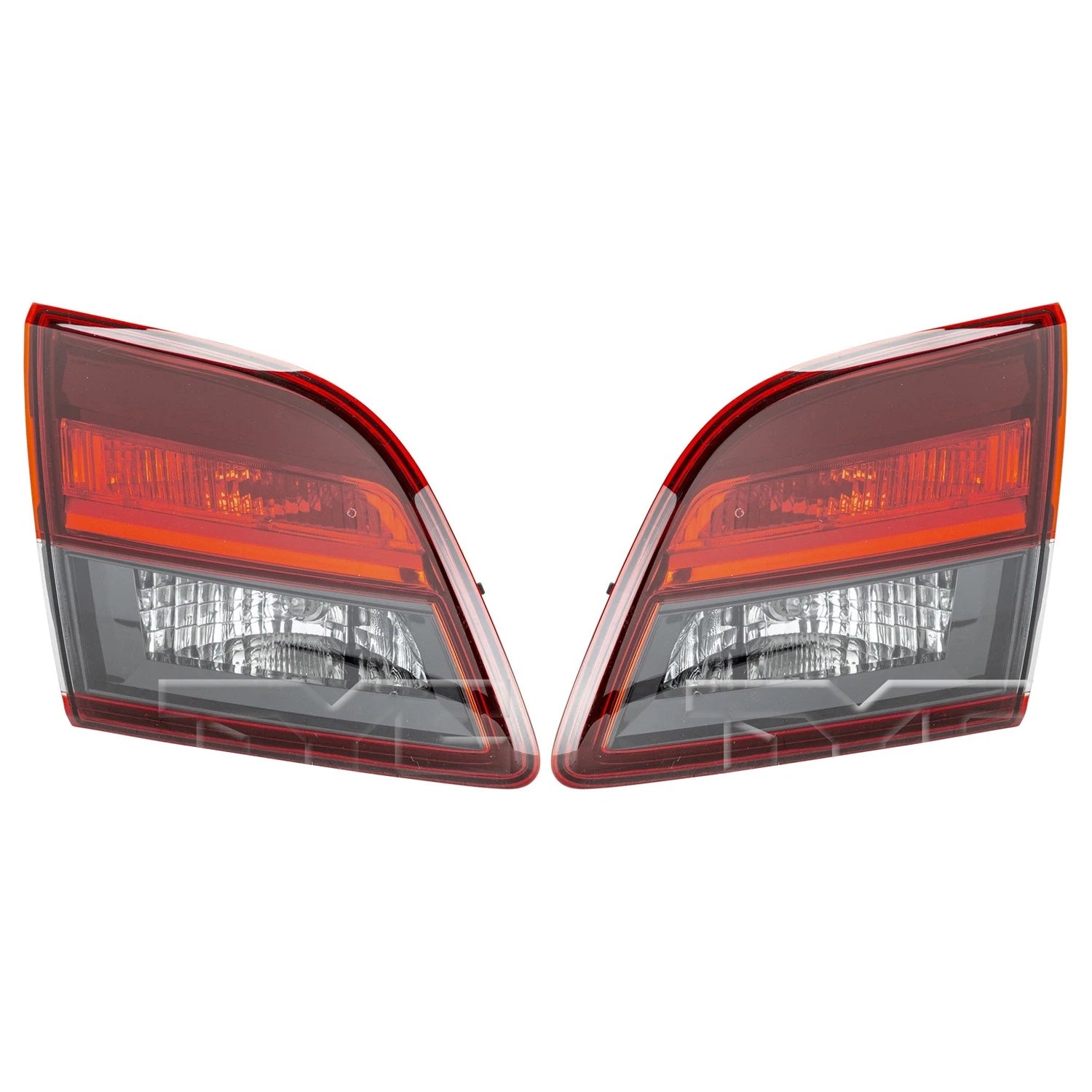 Set of 2 TYC Inner Tail Light Lamp Assemblies for Mazda CX-9 (2007–2015)