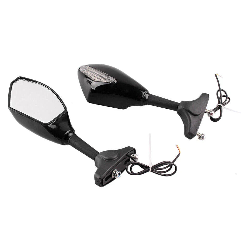 LED Rear Wing Mirrors for Universal Street Bikes