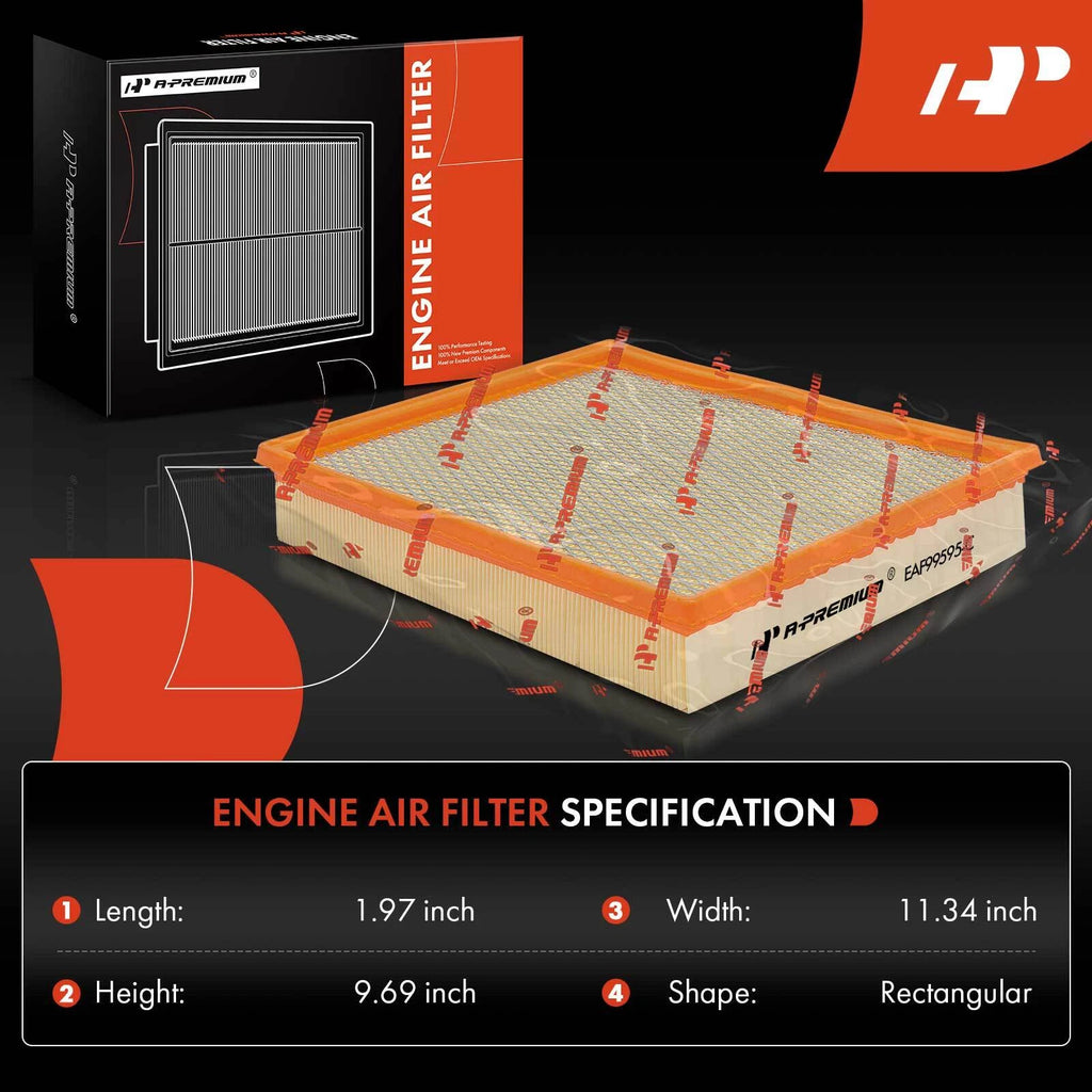 2X Engine Air Filter for Nissan Frontier (2020-2024) 3.8L