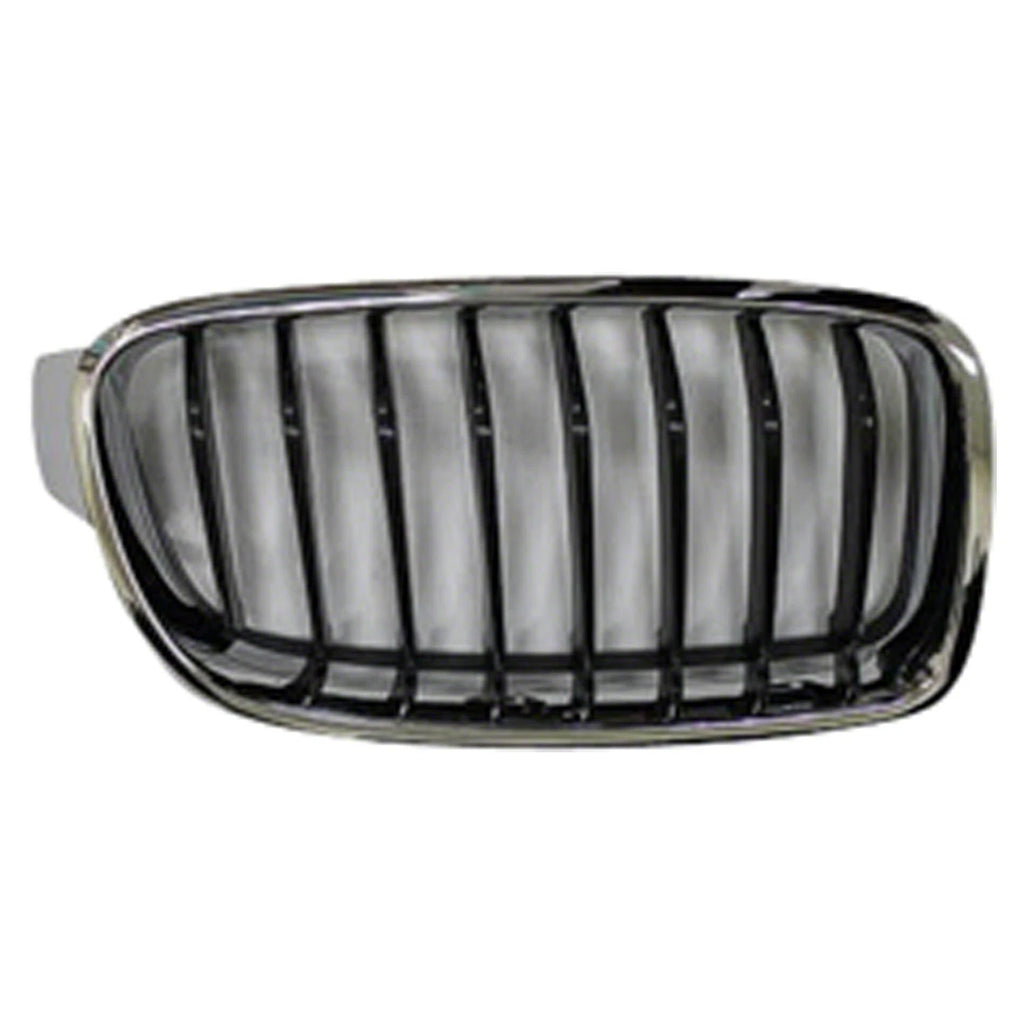 Replacement Black Chrome Plastic Passenger Side Grille (See compatibility Chart)