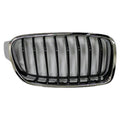 Replacement Black Chrome Plastic Passenger Side Grille (See compatibility Chart)