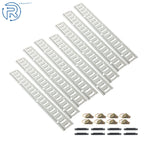 24" Steel E Track Tie Down Rail Kit for Secure Cargo