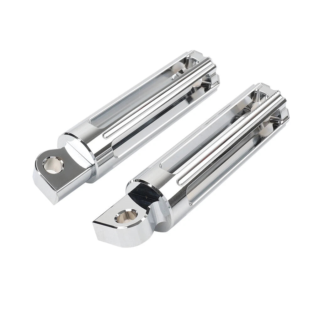 Pair Male Mount Foot Pegs for Harley Touring Sportster Softail