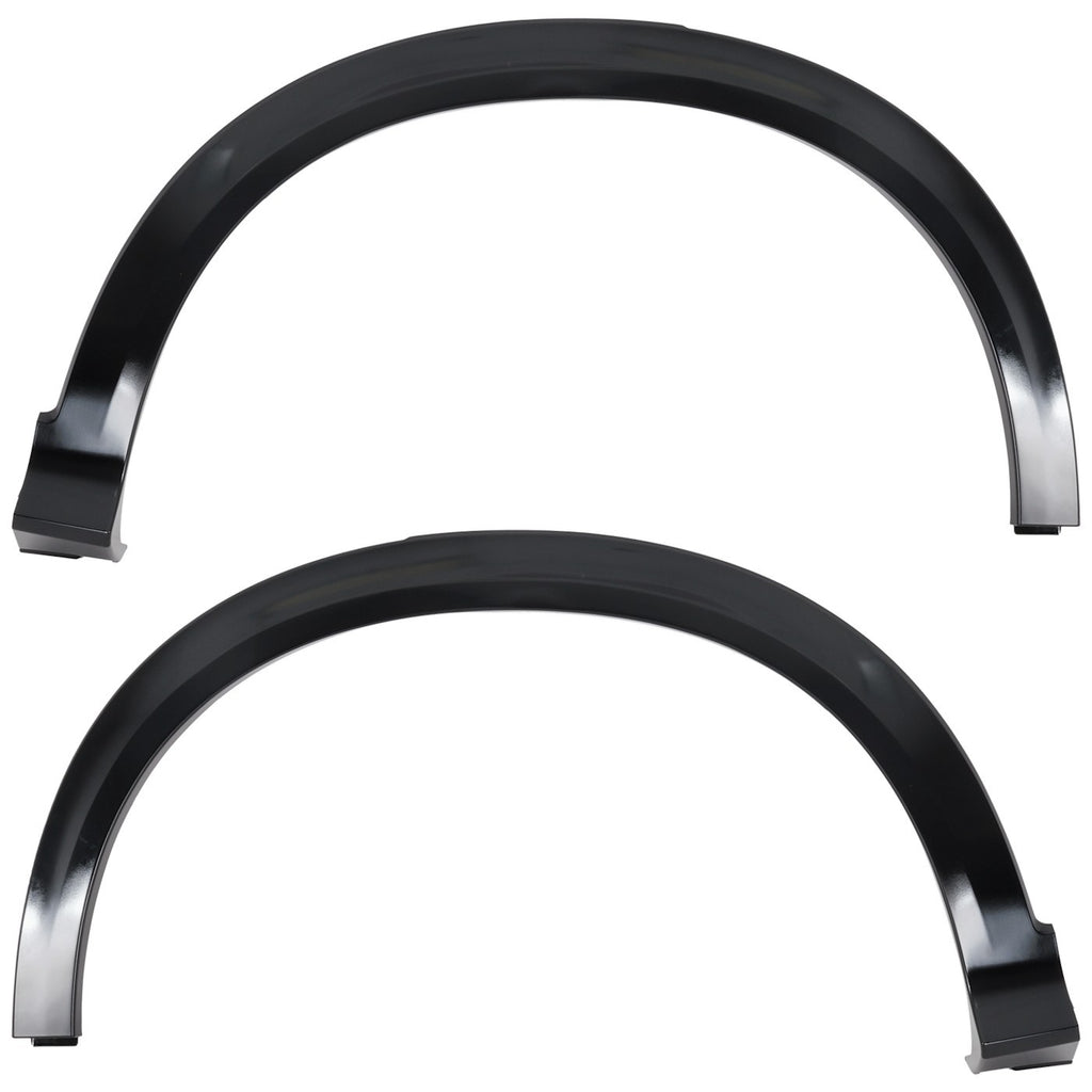 Set of 2 Rear Wheel Opening Moldings Gloss Black for Honda HR-V (2019–2022)