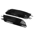 Honeycomb Front Bumper Fog Light Grille for Audi A6 C7 (2012–2015)