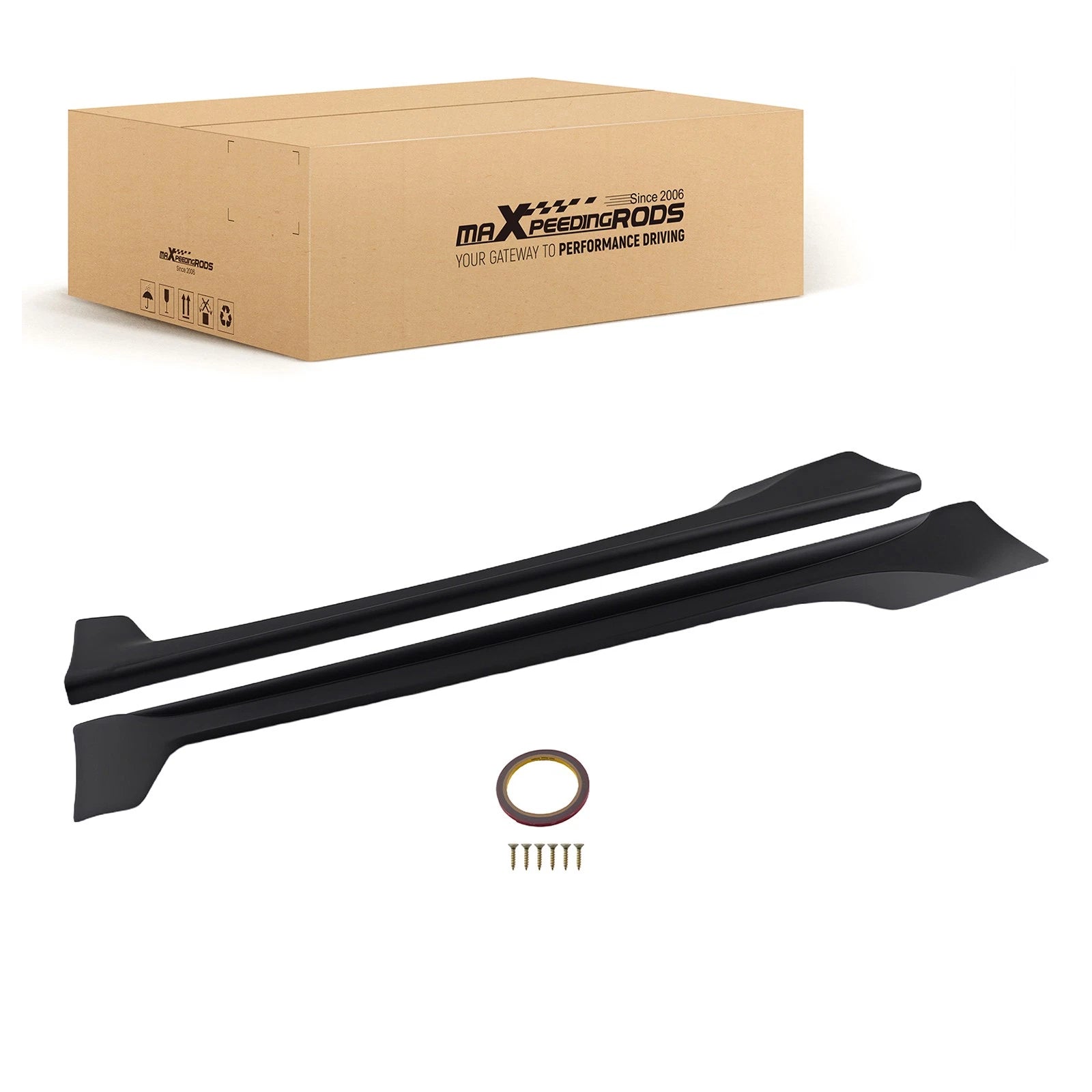 Side Skirts for Subaru BRZ Toyota 86 Scion FR-S (2012–2021) Black ABS