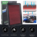 33-2480 Air Filter for Mazda L4 2.0/2.3/2.5L (2010–2019)