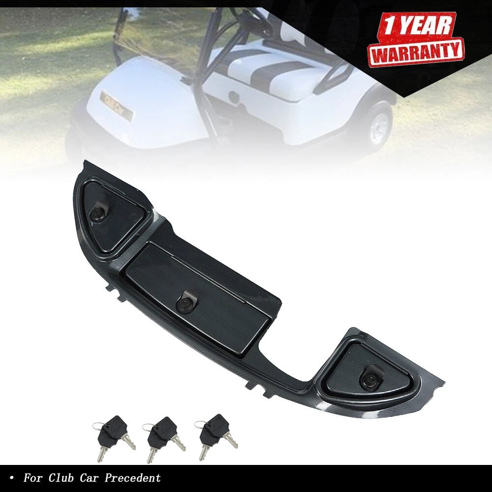 Carbon Fiber Dash with Locking Doors for Club Car Precedent (2008.5–Present)
