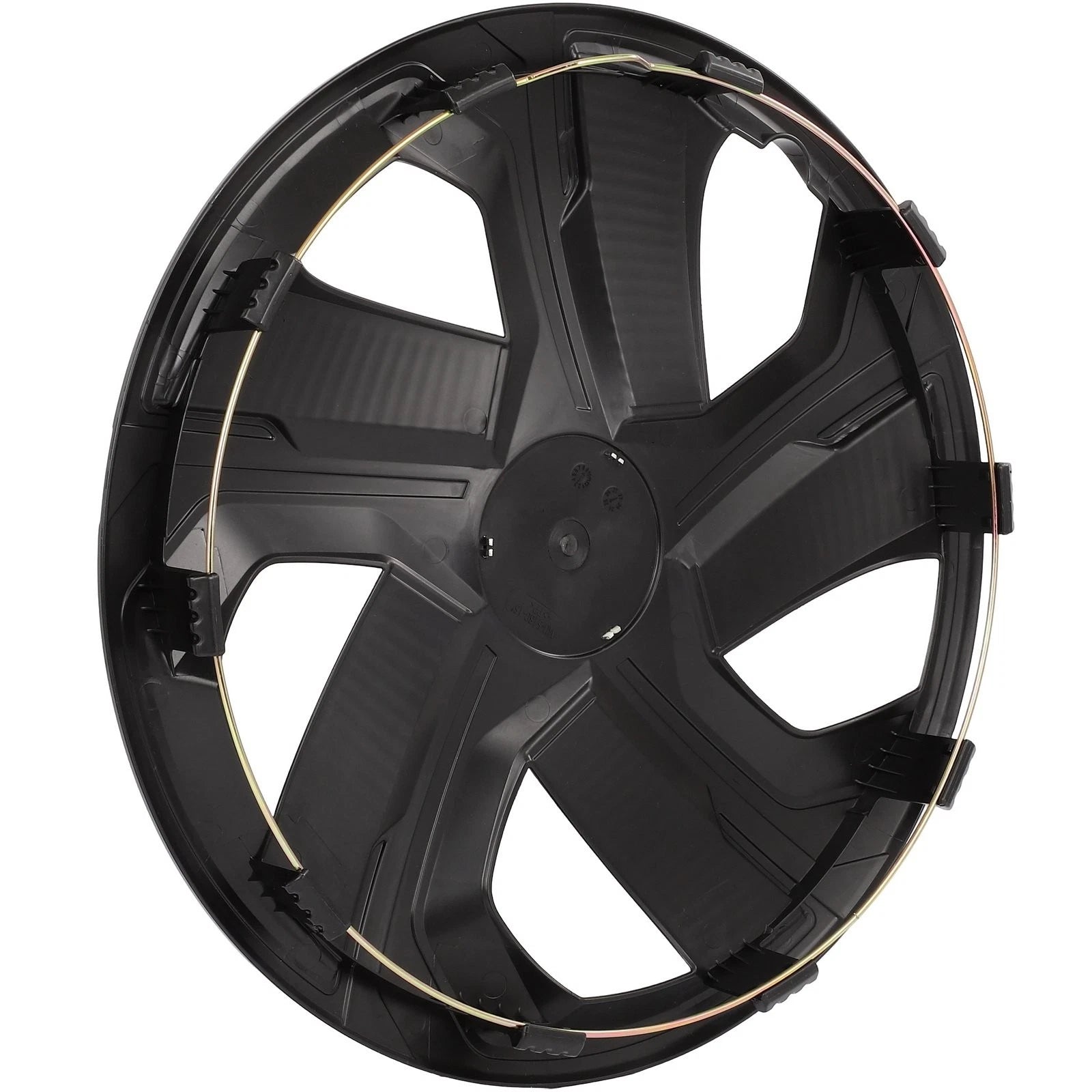 Set of 4 Snap On 15" Black Wheel Covers Hub Caps for R15 Tire & Rim