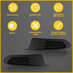 2Pcs Fog Light Cover Cap for VW Jetta (2011–2014)