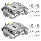 2X Front Brake Calipers w/Brackets for Ford F-250 F-350 Super Duty (2005–2012)
