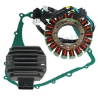 Stator Coil, Regulator, Gasket for Suzuki LTA400 LT-A400F (2002–2008)