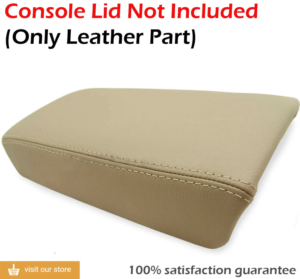 Leather Synthetic Center Console Armrest Cover for Acura TSX (2004–2008) Beige