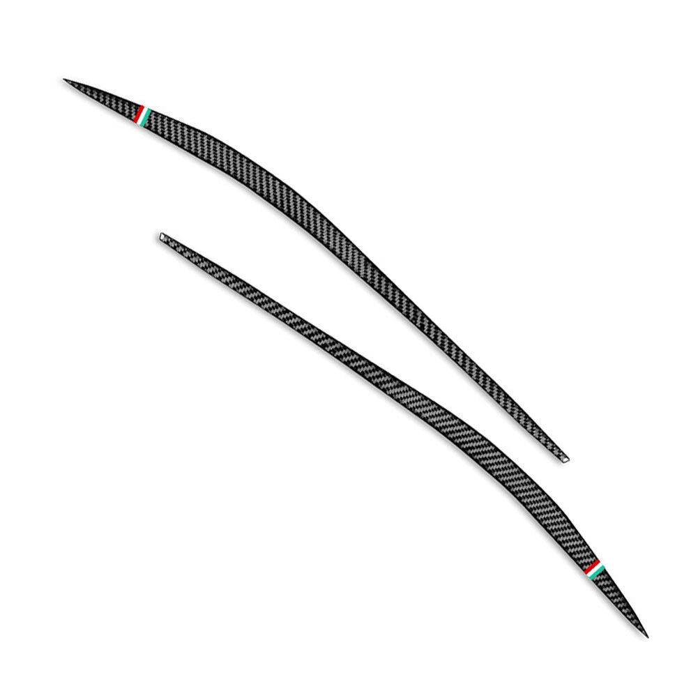 2X Headlight Eyebrows Eyelids Cover Trim for Alfa Romeo Giulia (2015–2024) GZ