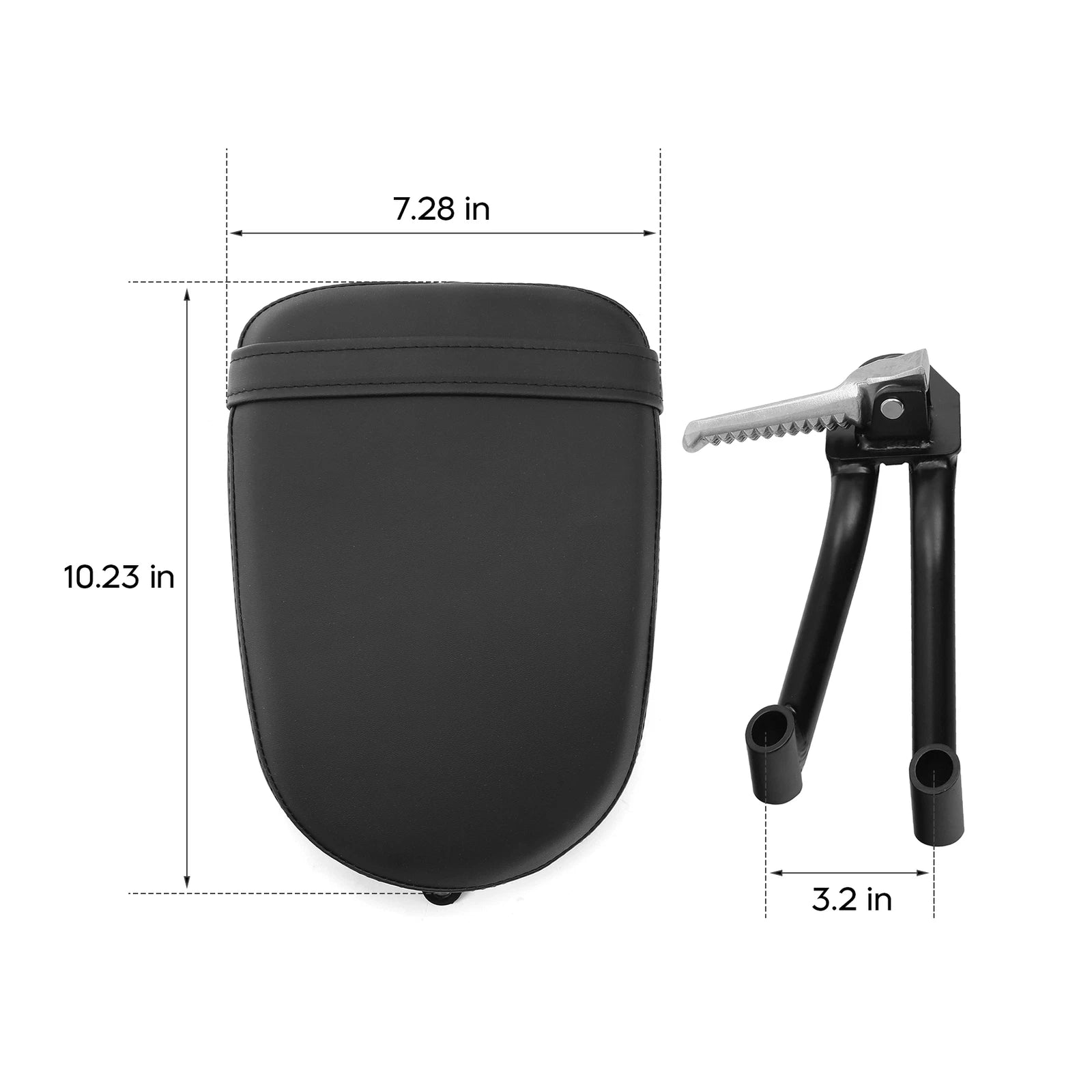 Rear Passenger Pillion Seat & Footpegs for Honda Rebel CMX300 CMX500 (2017–2025)