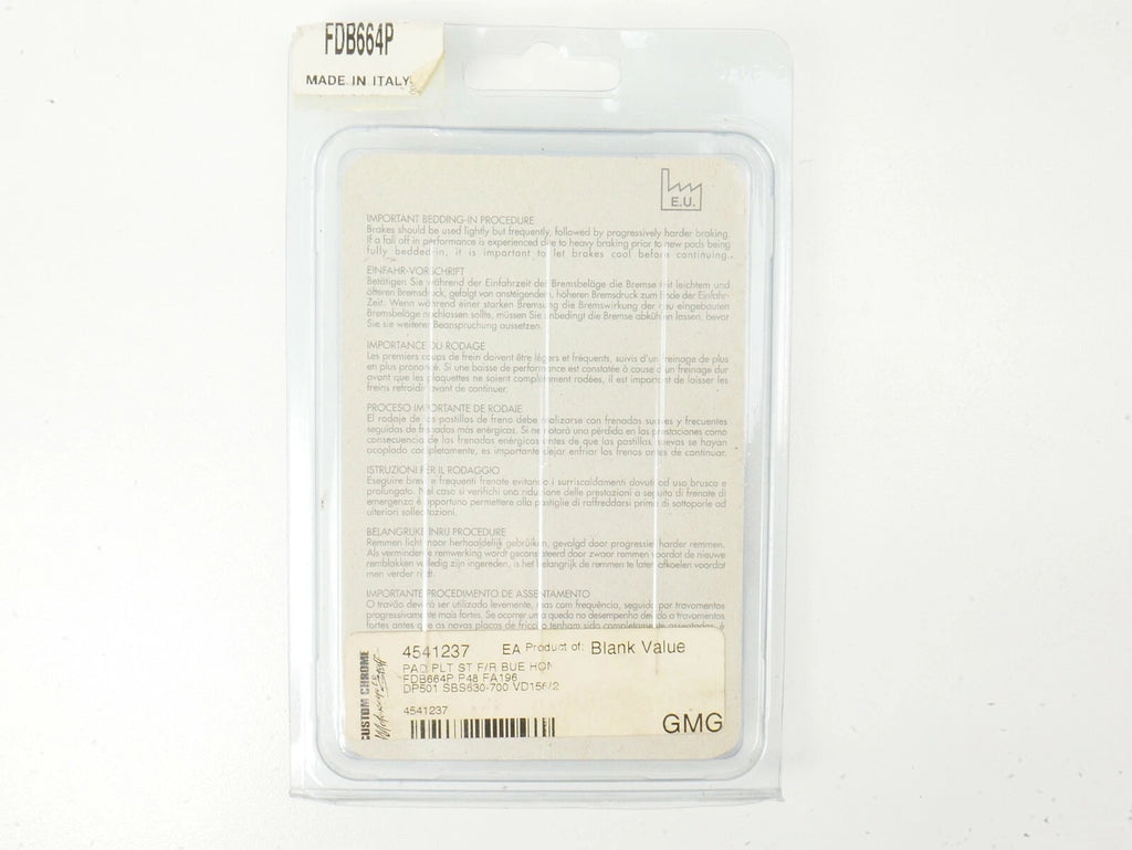 Ferodo Platinum Brake Pads Set of 2 Front/Rear for Triumph Bonneville (USA)