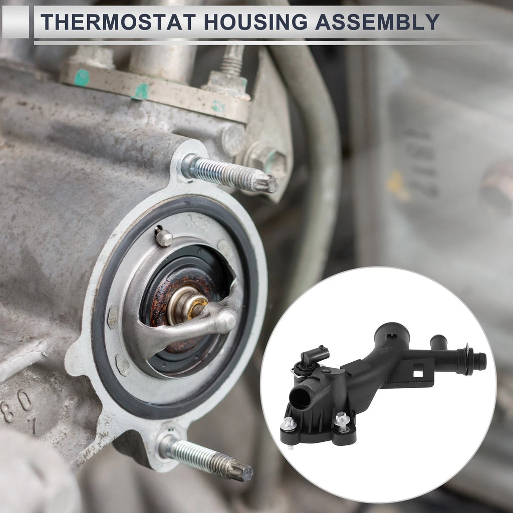 Engine Coolant Thermostat Housing Assembly for Buick Encore, Chevrolet (2013–2021)