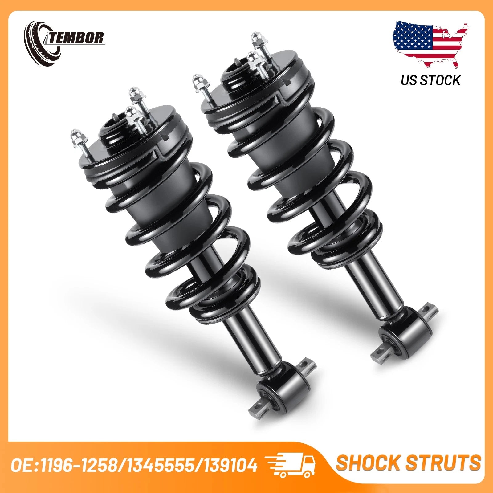 Front Struts Shock for Chevrolet Silverado Sierra Yukon 1500 Escalade (2007–2013)
