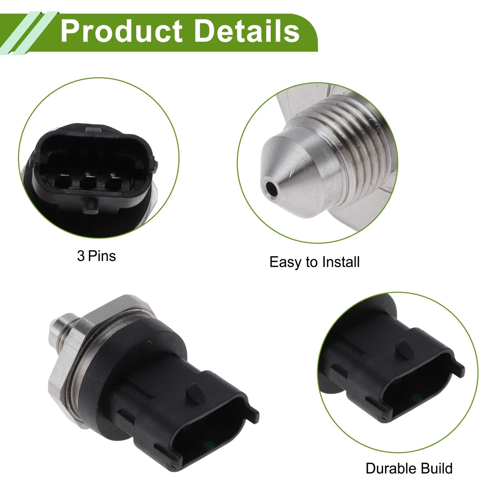 Fuel Injection Pressure Sensor No.0261545066 for Hyundai Veloster (2011–2018)