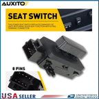 Power Seat Control Switch for Silverado 1500 2500 (Fits 12450256)