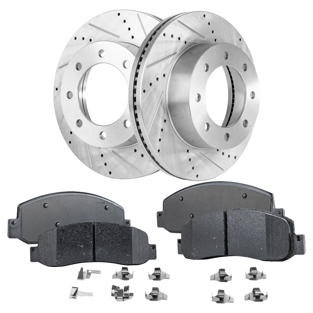Brake Disc and Pad Kit for Ford F-350 Super Duty (2012)