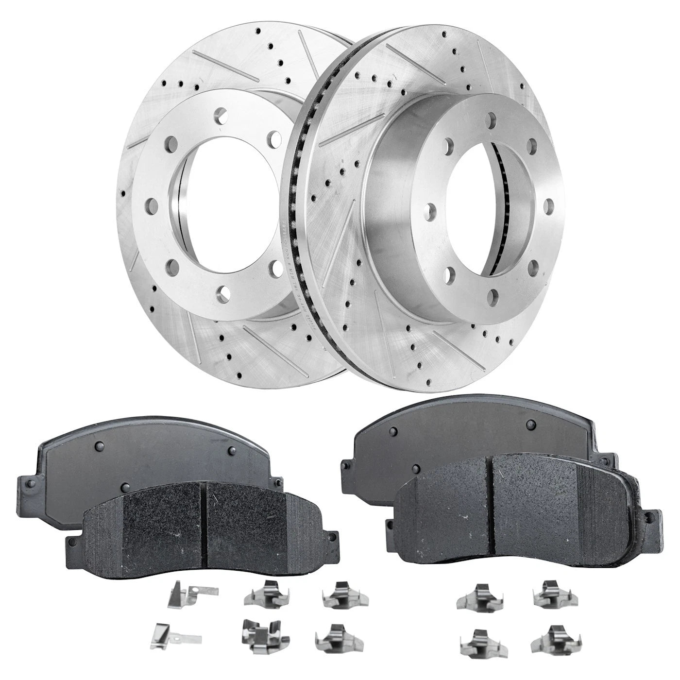 Brake Disc and Pad Kit for Ford F-350 Super Duty (2012)