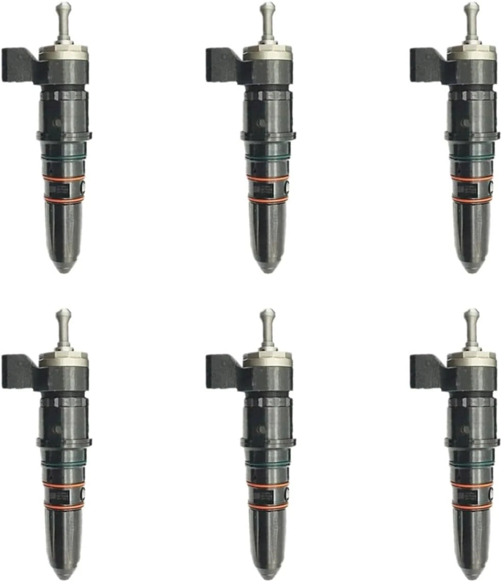 6X Fuel Injector 3406604 for Cummins M11 QSM11 ISM11 K19 (1990–2007)