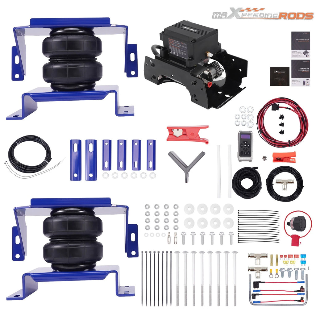 Wireless Compressor Kit + Air Suspension Bags for Dodge Ram 3500HD (2007–2009)