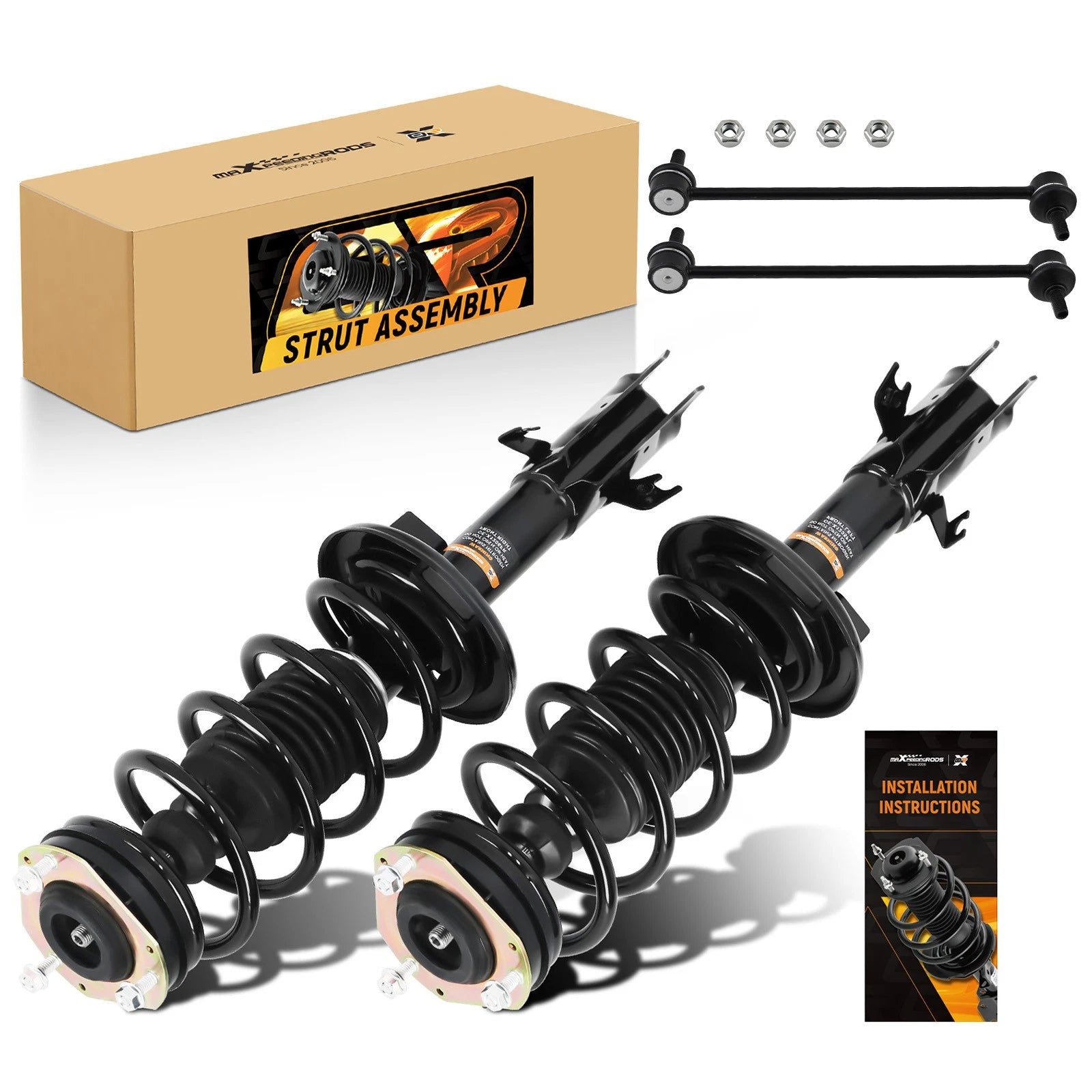 Front Quick Struts Sway Bar End Link Kit for Ford Fiesta (2011–2013) 172525