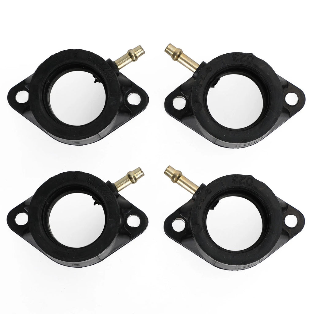 Set of 4 Carburetor Intake Manifolds for Kawasaki (16065-028, 16065-029)