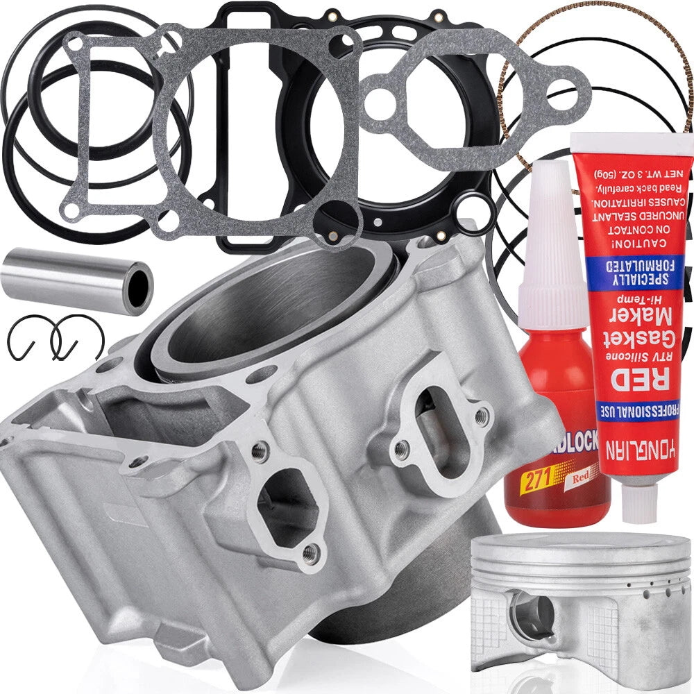 Top End Kit Cylinder Piston Gasket for Yamaha Kodiak Grizzly 400 (2007–2008)