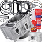Top End Kit Cylinder Piston Gasket for Yamaha Kodiak Grizzly 400 (2007–2008)