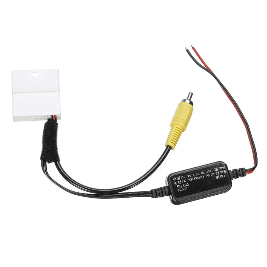 Reversing Camera to GPS Head Unit 24 Pin Adapter Wire for Toyota