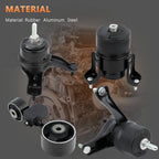 Set of 4 Motor Trans Mounts for Toyota Camry (2007–2009) 2.4L