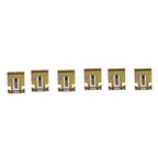 Set of 20 Bronze Tone Dashboard Trim Retainer Clips for Car Interior