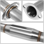 Catback Exhaust Muffler for Nissan Altima 2002–2006 (QR25DE, Oval, Burnt Tip)