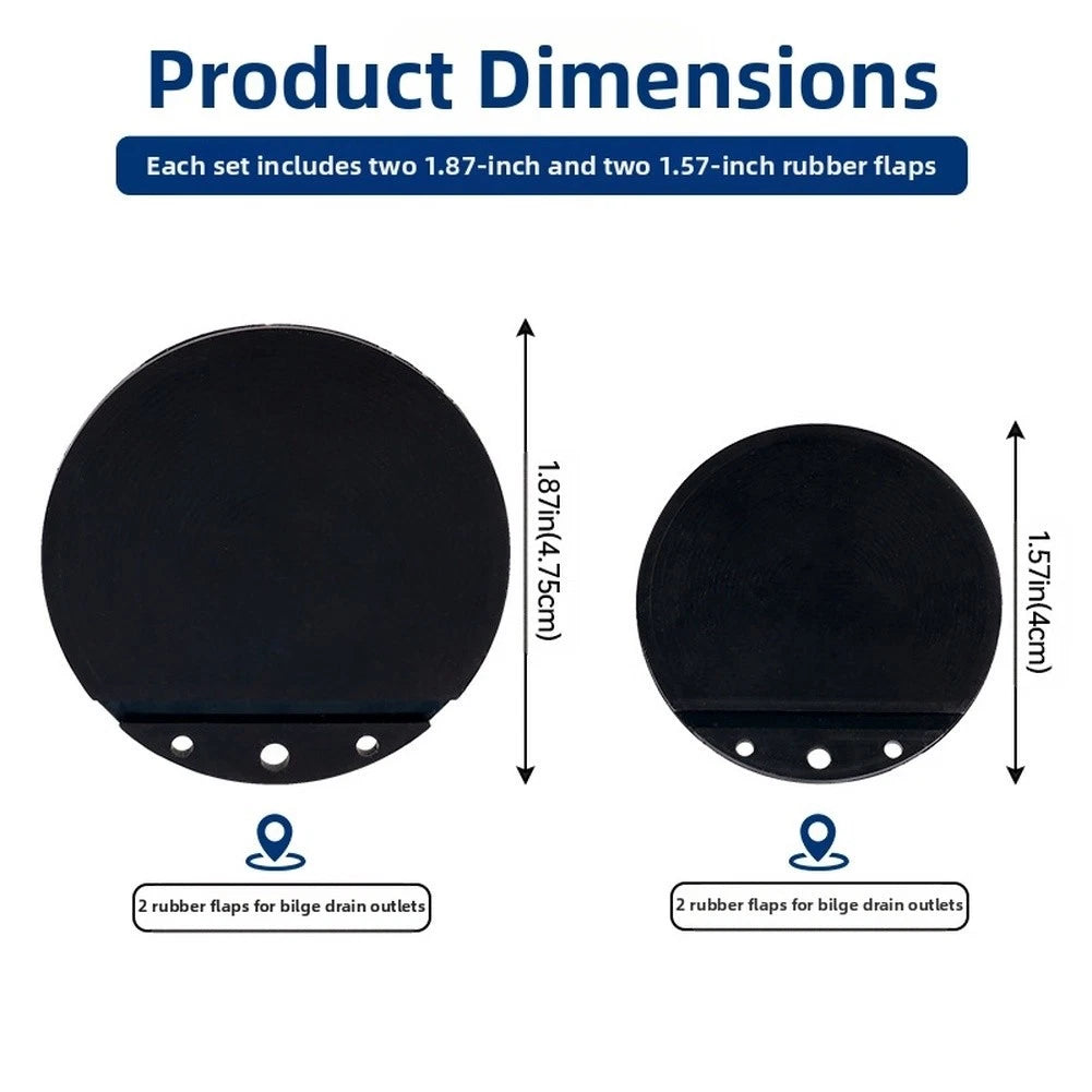 Boat Drainage Repair Kit for Marine Scupper (187" & 157")