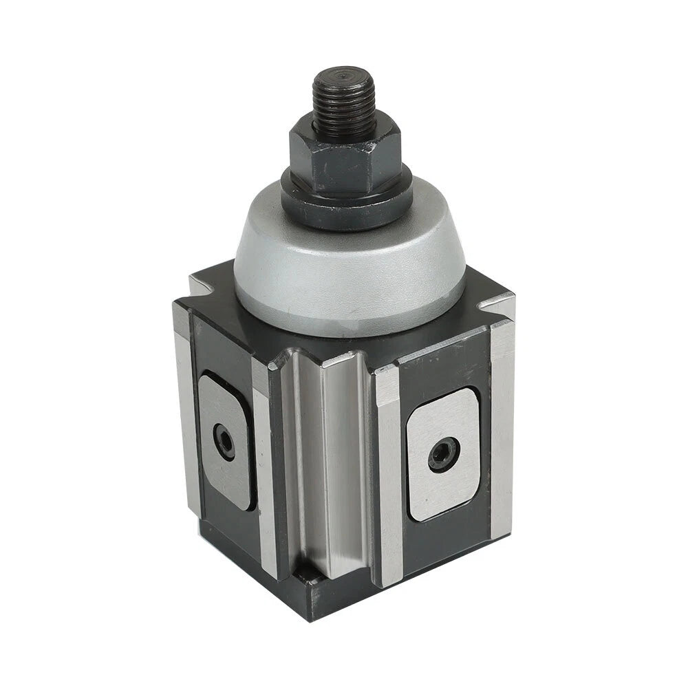 Set of 2 Piston Type Quick Change Tool Post Holders for Lathe 6-12 Inch
