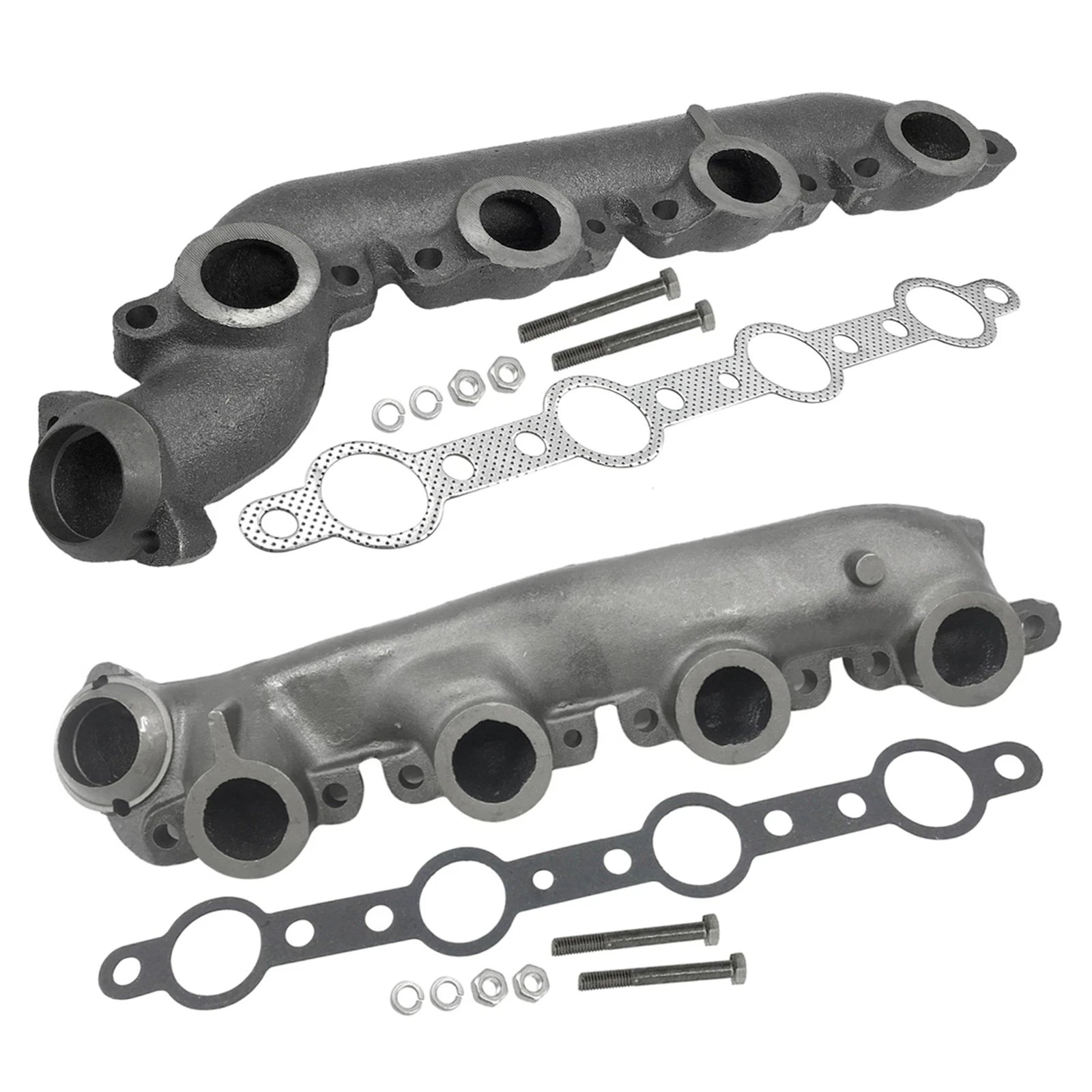 2X Exhaust Manifold for Ford F250 F350 E350 Super Duty (1998–2003)