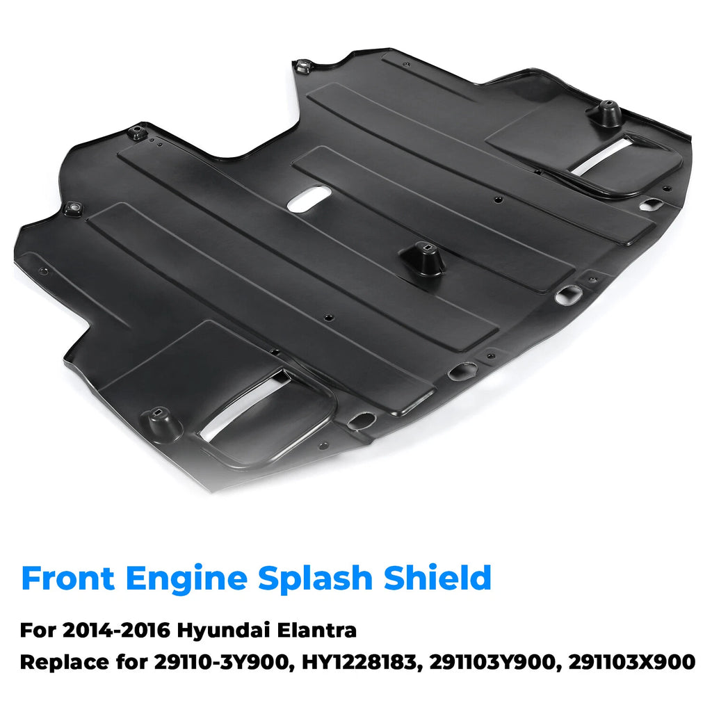 Front Engine Splash Shield for Hyundai Elantra Sedan (2014–2016)