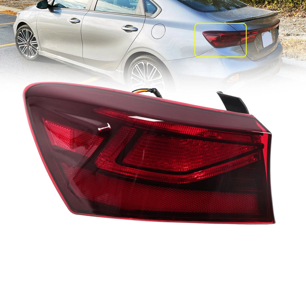 Halogen Outer Tail Light Lamp for Kia Forte (2019–2024) Left 92401-M7000