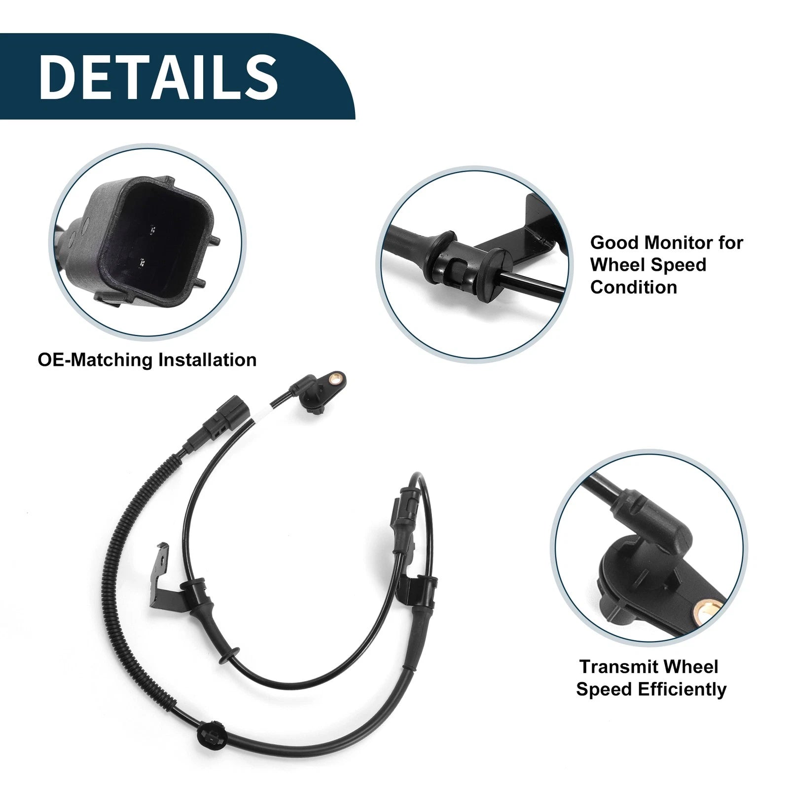 ABS Wheel Speed Sensor No. 59810C8000 for Hyundai i20 (2014–2020)