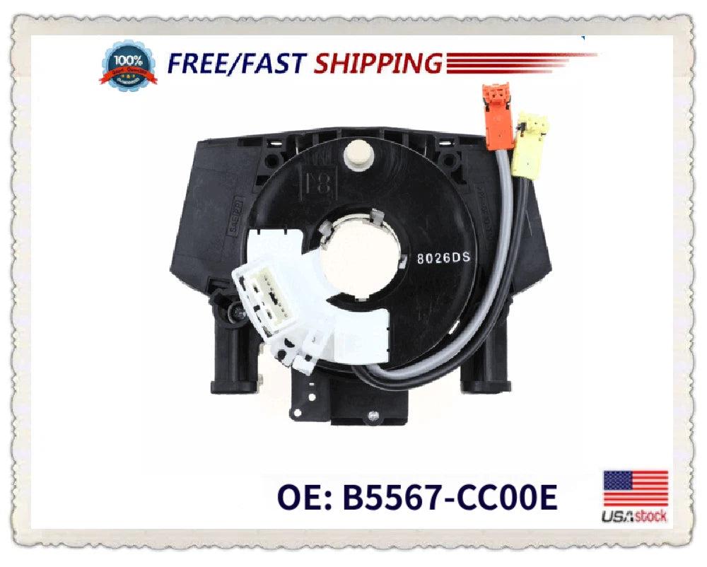 Spiral Cable Clock Spring B5567-CC00E for Nissan Pathfinder (1987–2017)