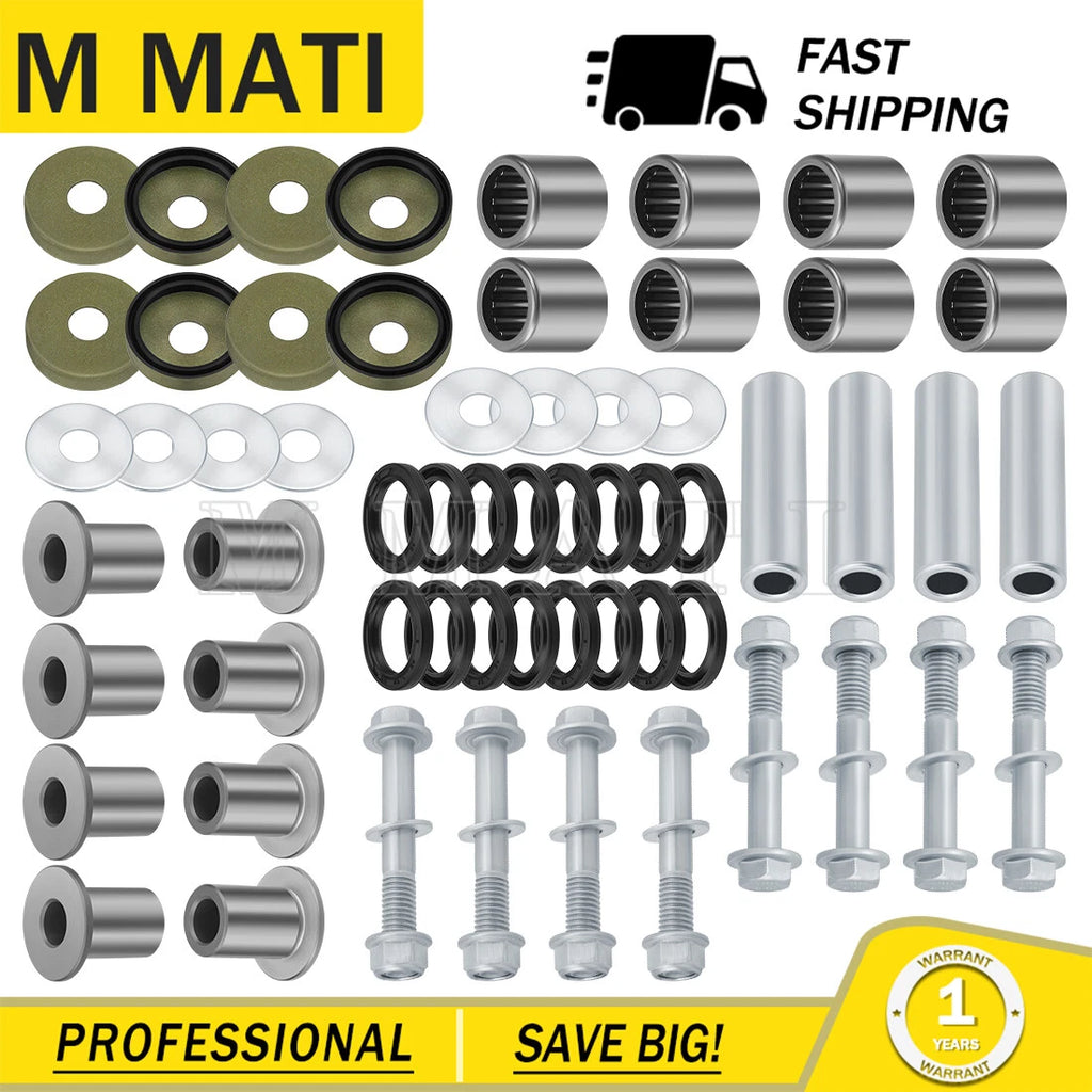 Upper & Lower A Arm Bushing Bearing Bolt for Suzuki Quadsport Z400 (2003–2008)