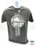 Ford F-150 T-Shirt Charcoal Powered By Ford Script Stripe Logo (2004–2020)