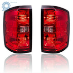 Tail Light Lamp Assembly Pair for Silverado Pickup Truck (2014–2015)