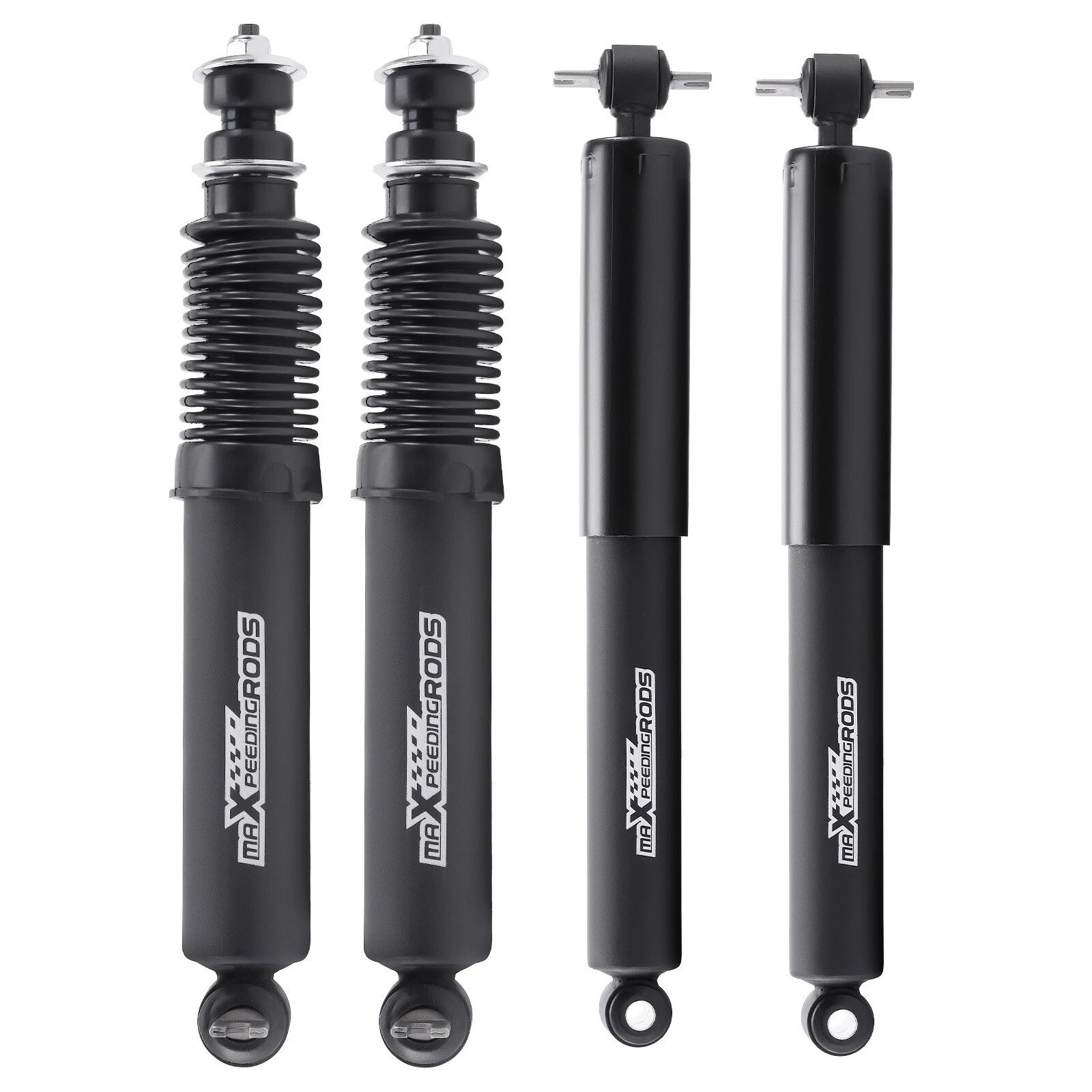 Set of 2 Front 5" & Rear 7" Drop Shocks for Chevy GMC C1500 Silverado Sierra (1988–1998)