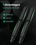 Set of 2 Rear Shocks for Ford F-250 F-350 Super Duty (2005–2016)